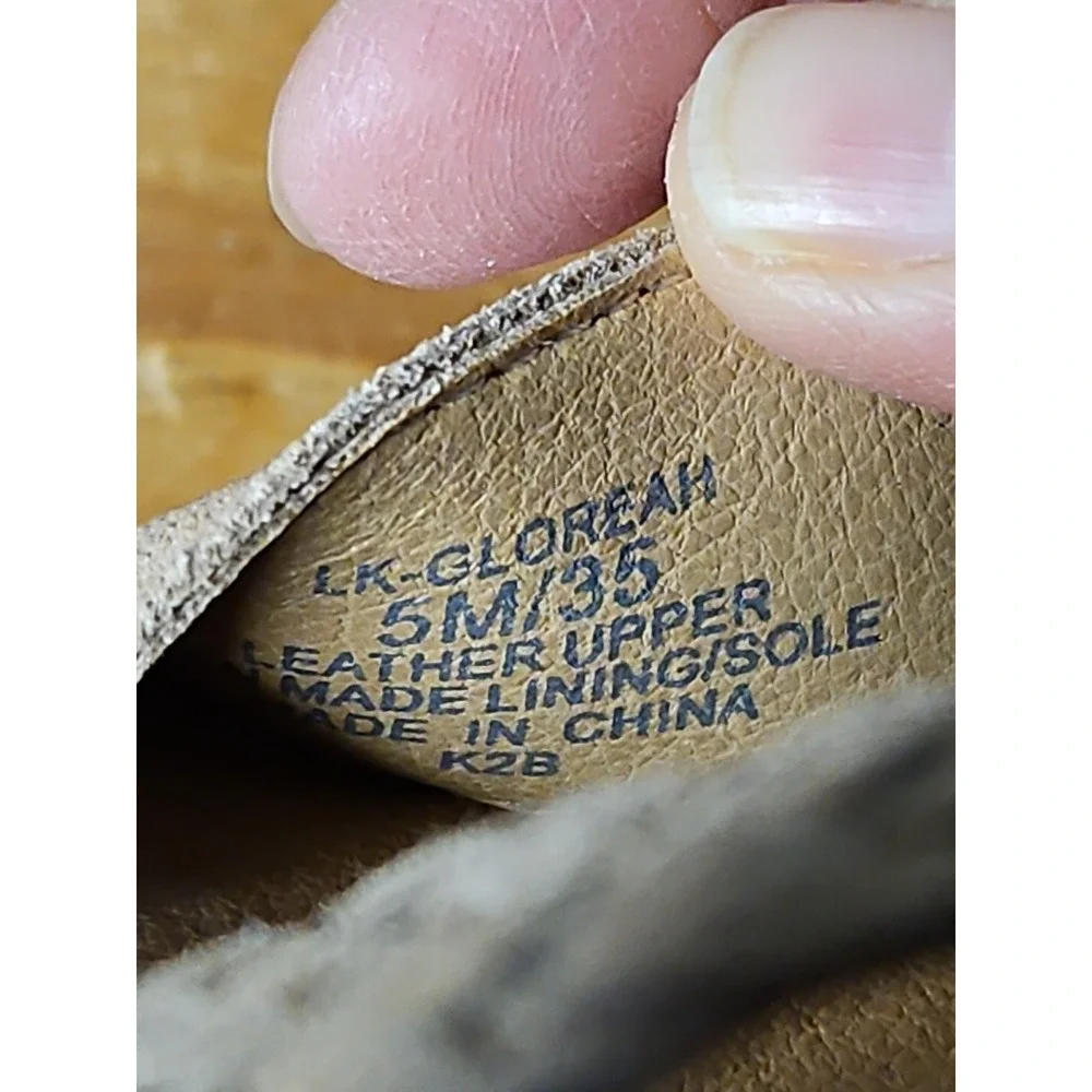 Lucky Brand Women's Gloreah Espadrille Sandal Wedge‎ size 5 Beige